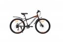Велосипед 24 AVENGER C240D, черный / оранжевый неон