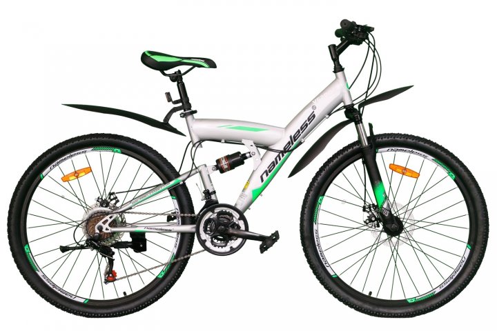 Велосипед 26" Nameless V6200D, серый/зеленый